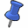 blue tack mark