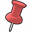 red tack mark