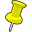 yellow tack mark